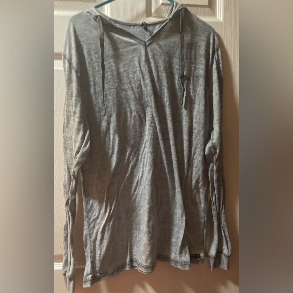 Brigade long sleeve top with hood